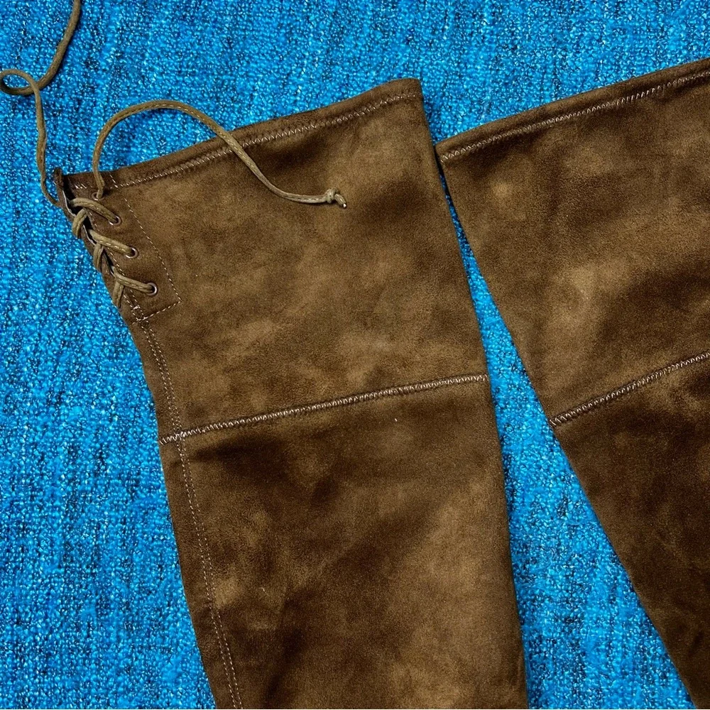 Vince Camuto Cheera Over The Knee Heeled Boots in Brown Womens Size 8 Tall Boots